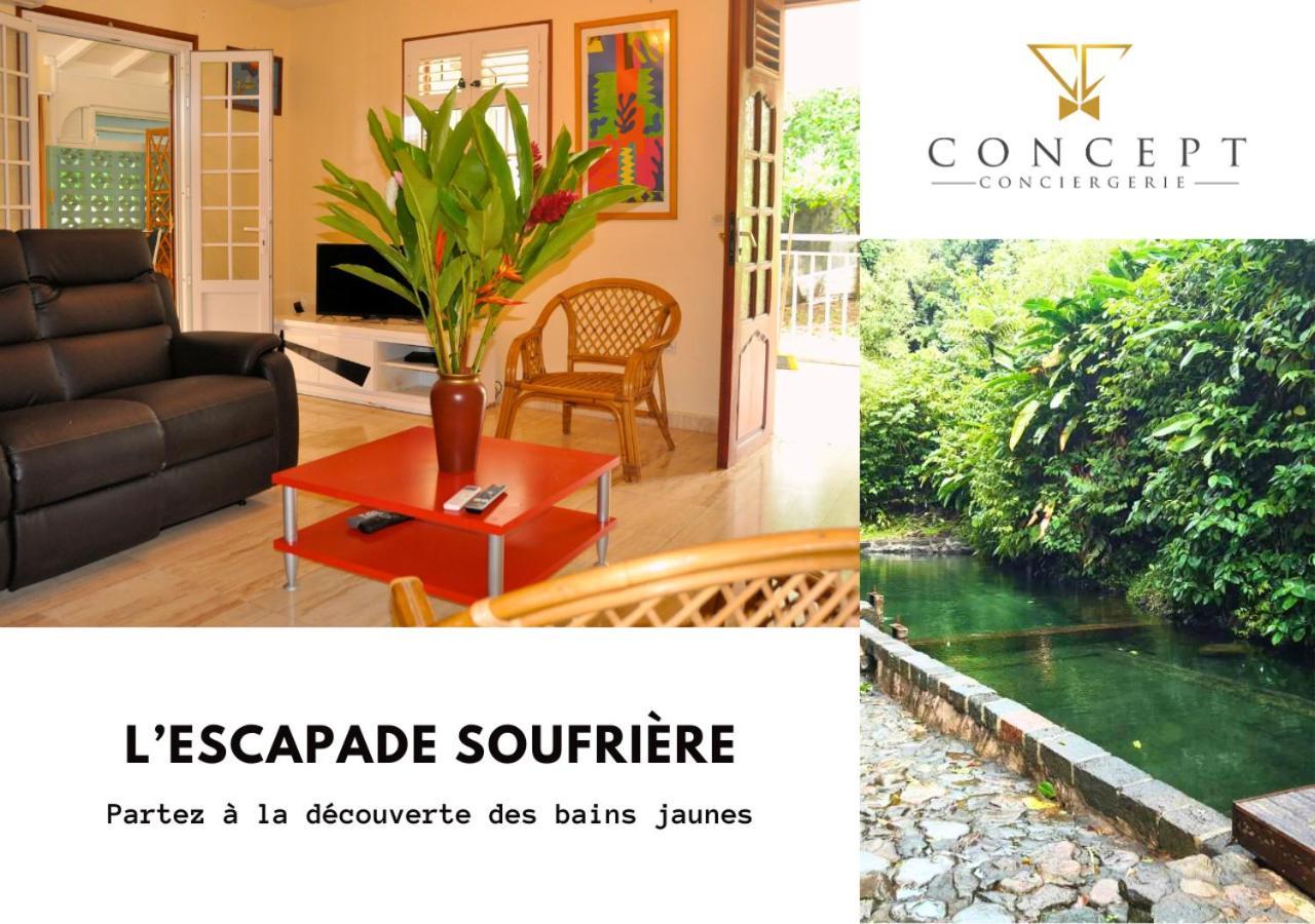 L'Escapade Soufriere Apartment Saint-Claude Luaran gambar